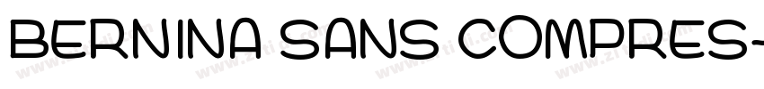 BERNINA SANS COMPRES字体转换